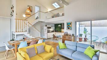 TV, books, offices