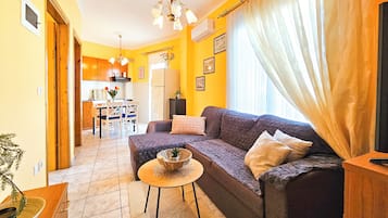 Căn hộ phong cách cổ điển, 1 phòng ngủ | 2 phòng ngủ, màn/rèm cản sáng, phòng cách âm