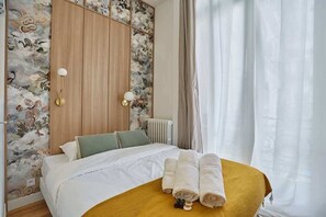 2 chambres, fer et planche à repasser, accès au Wi-Fi (inclus)