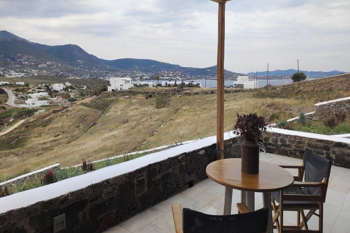 Stone Studio Ammos with Panoramic View | View from room