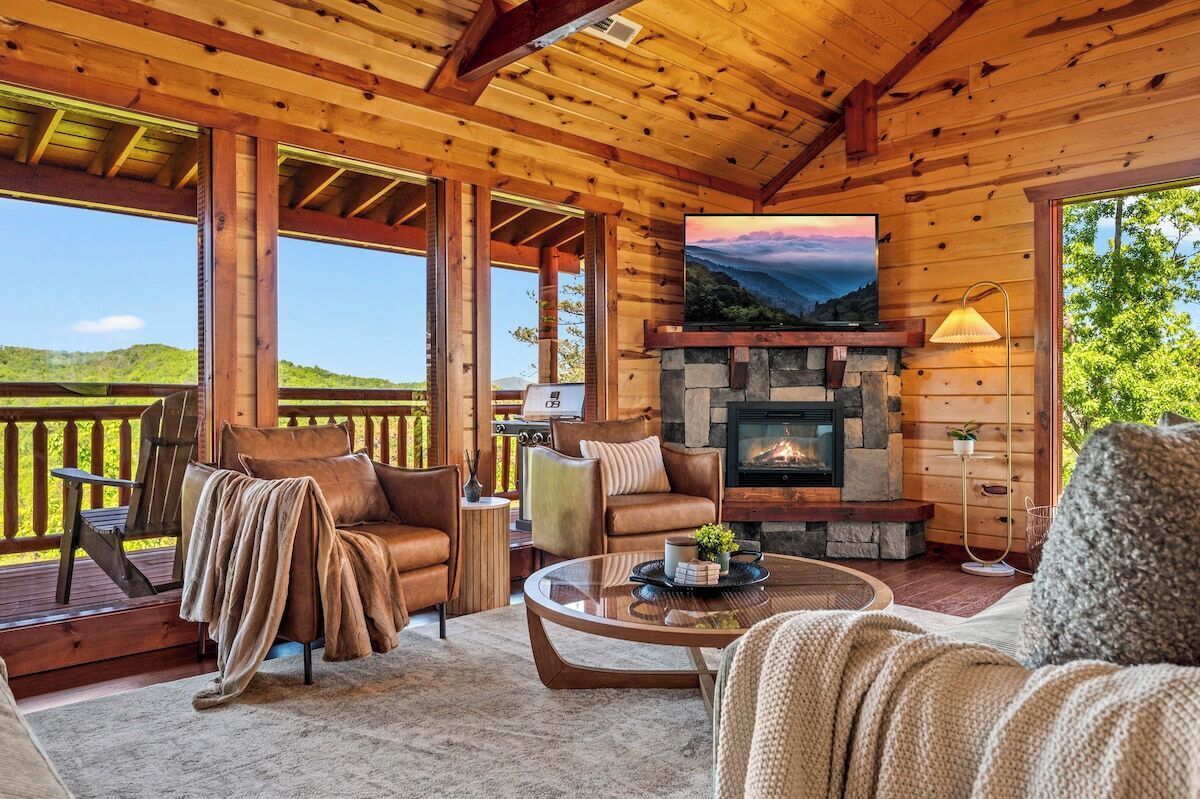 Smart TV, fireplace, video games, foosball