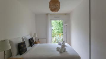 1 chambre, fer et planche Ă repasser, Wi-Fi, draps fournis