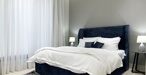 Apartamento design, 3 quartos | 3 quartos, cortinas blackout, ferros/tábuas de passar roupa