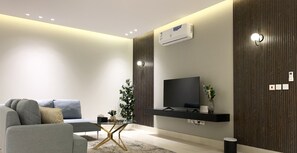 Design-Apartment, 3 Schlafzimmer | Wohnbereich