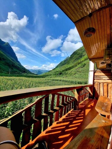 Double Room with Mountain View - O'Chau Meo Vac Homestay