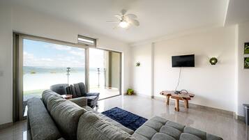 Télévision, cheminée, imprimantes