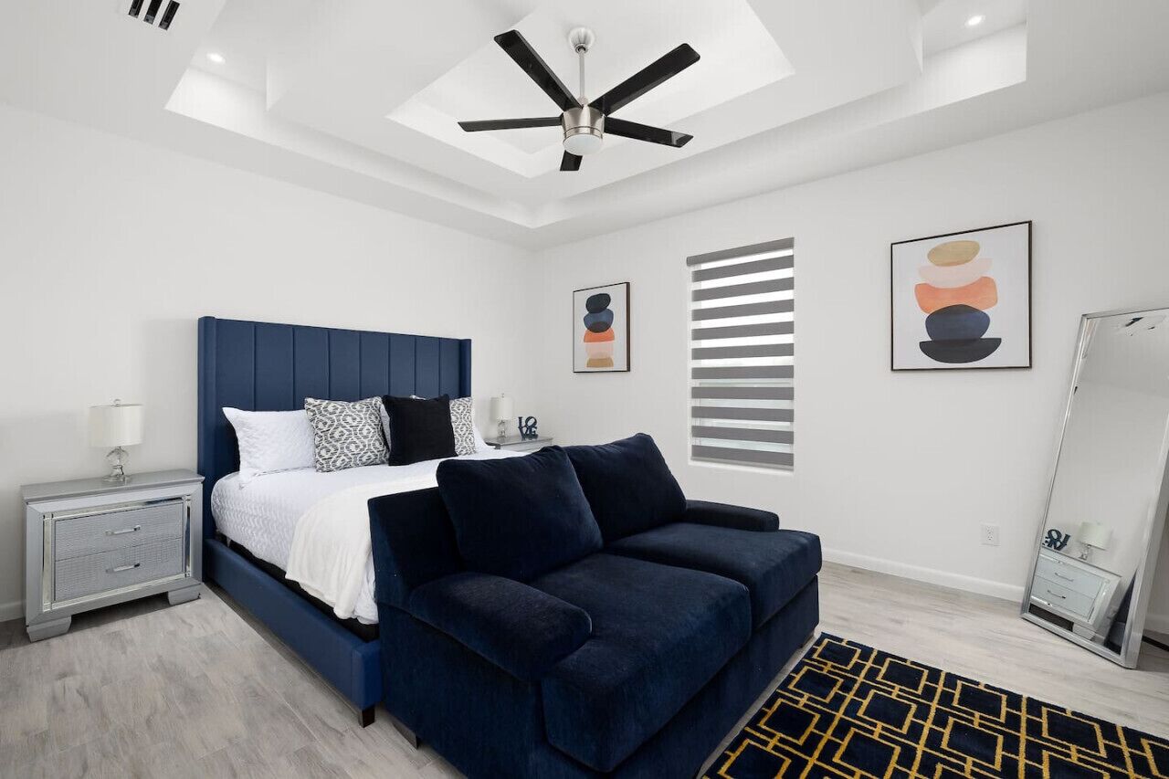 3 slaapkamers, een bureau, wifi, beddengoed