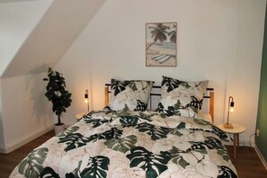 3 dormitorios, tabla de planchar con plancha, wifi y ropa de cama