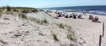 "strandvergnügen 2", 100 m zum Traumstrand, Ganzer Terrassen-bungalow mit Parken