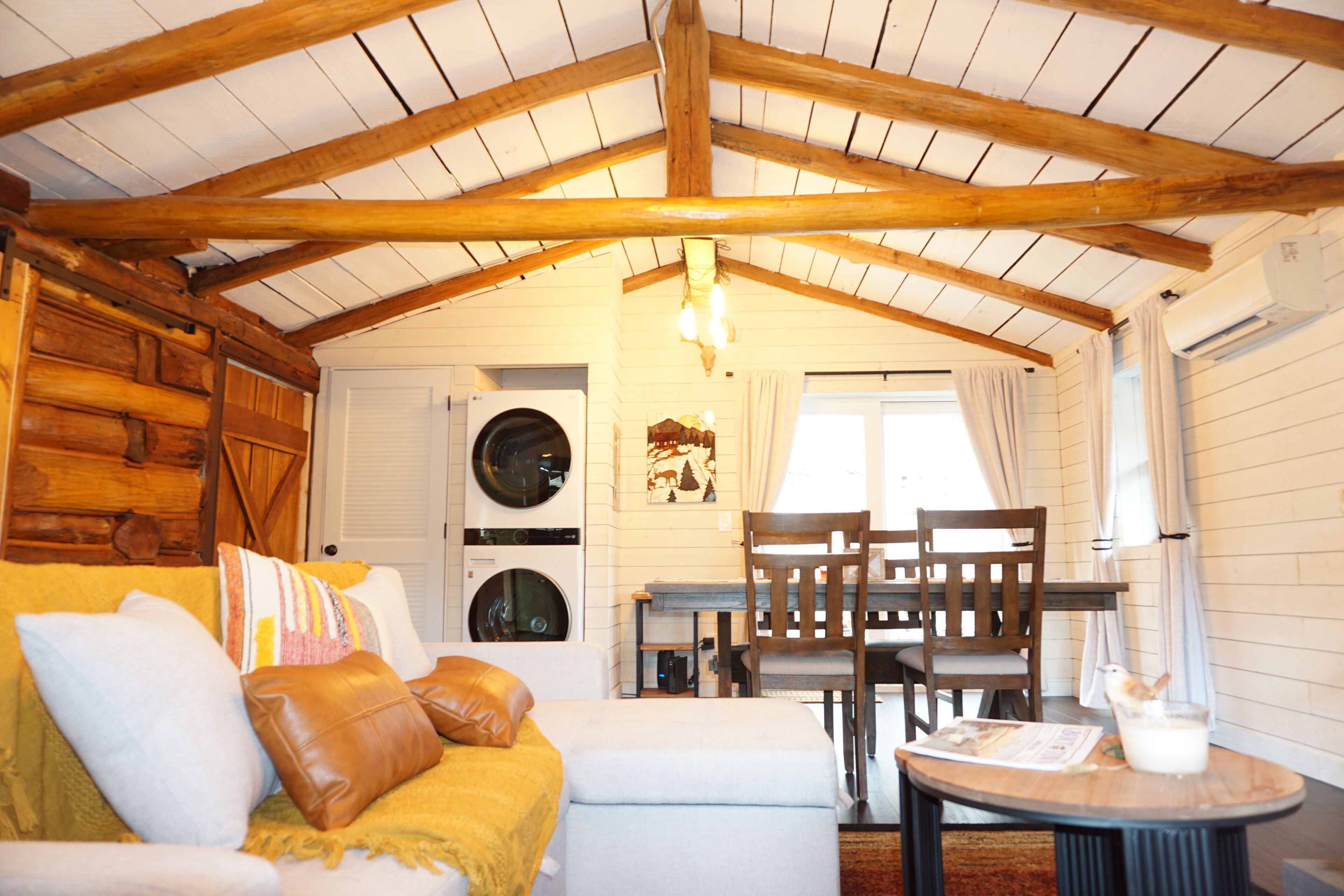 Secluded Rustic Cabin w/ Wood Burning Hot Tub Close to Main Town!