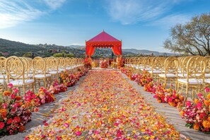 Área de bodas al aire libre