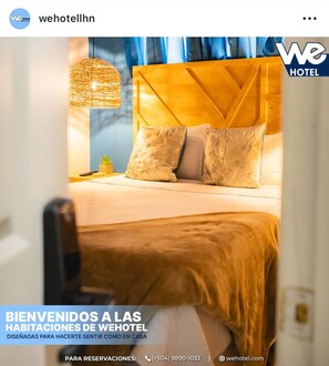 Premium bedding, down comforters, Tempur-Pedic beds, free WiFi
