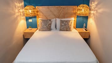 Premium bedding, down comforters, Tempur-Pedic beds, free WiFi