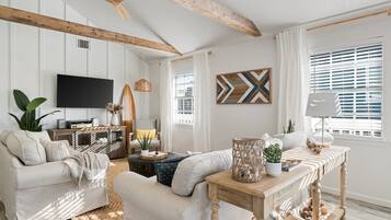 Smart TV, video games, books, music library