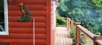 The Love Shack (pet friendly, romantic cabin with hot tub and water access)