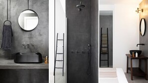 Dusche, Haartrockner, Bidet