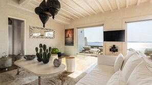 TV - Villa in Agios Ioannis Mykonos with 6 bedrooms sleeps 12 (Agios Ioannis Mykonos)