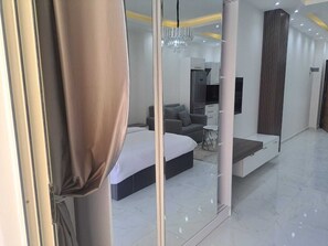 家庭公寓 | 1 間臥室、客房內保險箱、隔音、免費無線上網