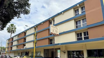 Façana frontal de l'allotjament
