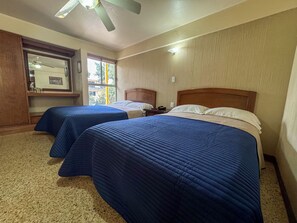 Individually decorated, individually furnished, desk, laptop workspace - Hotel Virginia (Oaxaca)