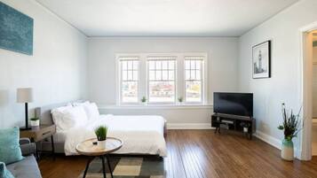 1 soveværelse, skrivebord, strygejern/strygebræt, Wi-Fi