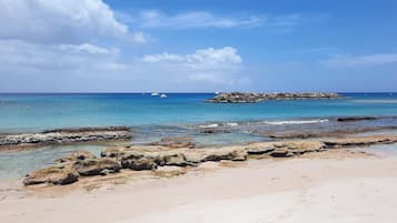 Sun loungers, beach towels