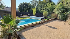 Piscina externa, piscina aquecida