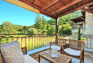 Luxus apartman, kilátással a tengerre | Terasz/udvar