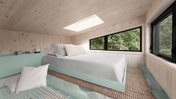 1 bedroom, bed sheets