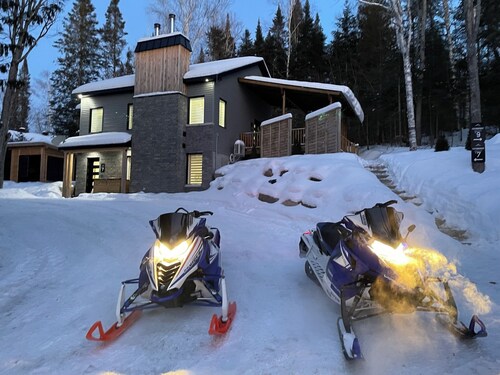 Charmant Chalet Dans les Laurentides le no9 Détendez-vous au Chalet Avec spa