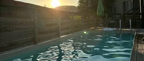 Piscine couverte, piscine chauffée