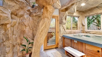 Cabin, Multiple Beds, Hot Tub, Mountain View (2282) | Bathroom | Designer toiletries, towels, toilet paper