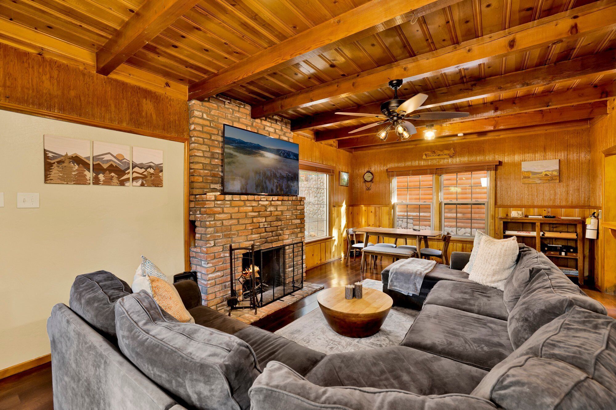 Cabin, Multiple Beds, Patio, Mountain View (2335) | Living area