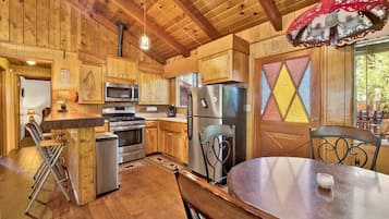 Cabin, Multiple Beds, Patio, Mountain View (2191) | Private kitchen | Coffee/tea maker