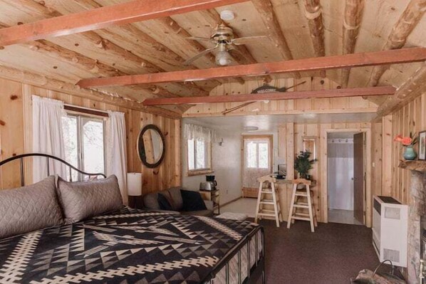 Room, 1 King Bed with Sofa bed, Patio, Mountain View (2404) | 1 bedroom, individually decorated, individually furnished, bed sheets