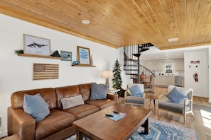 Cabin, Multiple Beds, Hot Tub, Mountain View (2293) | Living area | Fireplace - Green Canoe Cabin #2293 (Big Bear Lake)