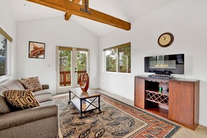 Cabin, Multiple Beds, Patio, Mountain View (2416) | Living area | Fireplace, MP3 dock - Antelope Views #2416 (Big Bear City)