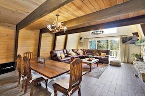 Cabin, Multiple Beds, Hot Tub, Mountain View (2066) | 2 bedrooms, individually decorated, individually furnished, bed sheets