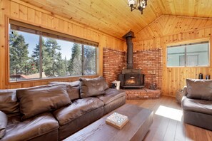 Ferienhütte, Mehrere Betten, Terrasse, Bergblick (2259) | Innenbereich