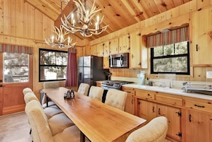 Cabin, Multiple Beds, Patio, Mountain View (2464) | Private kitchen | Coffee/tea maker