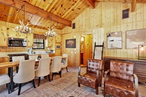 Cabin, Multiple Beds, Patio, Mountain View (2464) | Private kitchen | Coffee/tea maker