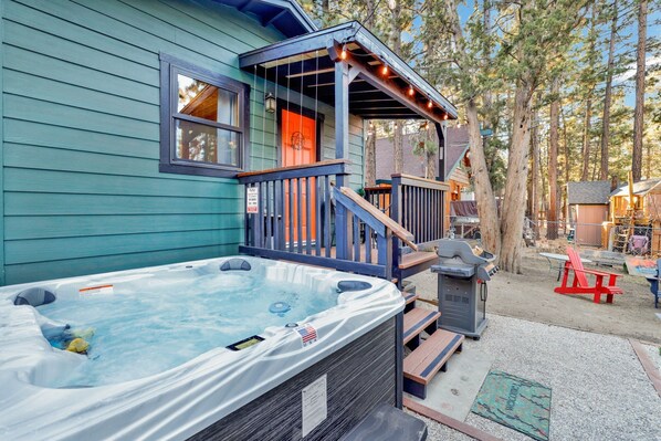 야외 스파 욕조