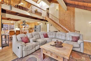 Living area - The Cozy Cottage#2384 (Big Bear City)