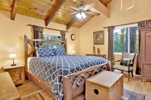 3 bedrooms, individually decorated, individually furnished, bed sheets - The Cozy Cottage#2384 (Big Bear City)