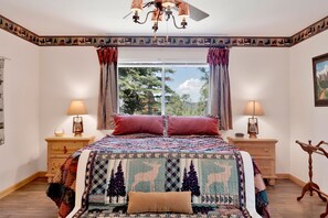 Hytte, flere senger, terrasse, fjellutsikt (2163) | 3 soverom, individuelt dekorert, individuelt innredet og sengetøy