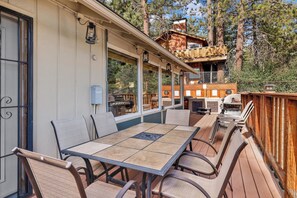 Cabin, Multiple Beds, Hot Tub, Mountain View (2053) | Terrace/patio - Happy Bear #2053 (Big Bear Lake)