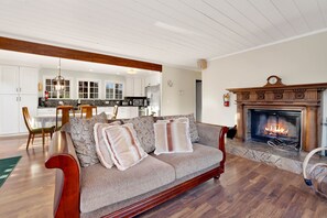 Cabin, Multiple Beds, Patio, Mountain View (2243) | Living area | Fireplace - Yosemite Slope Views #2243 (Big Bear Lake)