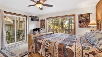 Cabana, diversos llits, pati, vistes a la muntanya (2380) | 2 dormitoris, decoració individual, mobiliari individual i roba de llit