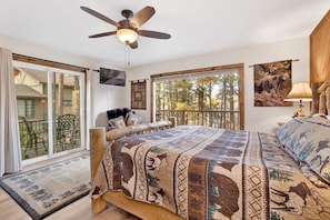 Stuga - flera sängar - uteplats - utsikt mot bergen (2380) | 2 sovrum, individuell inredning, unika möbler och sängkläder