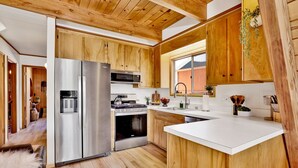 Cabin, Multiple Beds, Patio, Mountain View (2453) | Private kitchen | Coffee/tea maker - Moonridge Modern Chalet #2453 (Big Bear Lake)